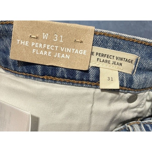 Madewell The Perfect Vintage Flare Jeans Size 31 in Tarlow Wash New - Picture 11 of 14